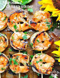 Marinated Grilled Shrimp Recipe Marinated Grilled Shrimp Grilled Shrimp Recipes Shrimp Marinade