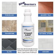 Perfect for commercial kitchens, pool surfaces, bathrooms and more. Stone Grip Non Slip Tile Treatment Porcelain Ceramic Stone Floors