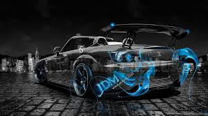 What kind of wallpaper is jdm eat sleep? Honda S2000 Jdm Blue Fire Crystal Car 2013 Hd Wallpapers Design By Tony Kokhan Www El Tony Com Jpg Desktop Background
