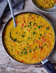 Easy Red Lentil Dahl Masoor Dal Recipe Vegan Curry Elavegan Dal Recipe Lentil Recipes Healthy Lentil Dahl