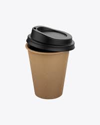 Download Download Small Craft Paper Coffee Cup With Lid Transparent Png On Yellow Images 360 Yellowimages Mockups