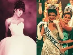 The diva took a trip down memory lane as she . Sushmita Sen Miss Universe Sushmita Shows Off Her Cinderella Moment As She Marks 27 Years Of Being First Indian Miss Universe See Photo