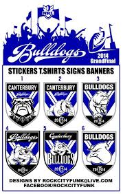 Canterbury Bulldogs Logo Stickers Canterbury Bulldogs Nrl Bulldogs Bulldog Mascot