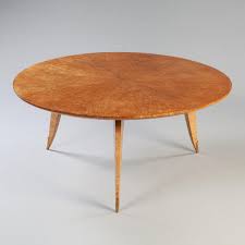 Greene and greene coffee table made from birdseye maple and walnut. A Fine Birds Eye Maple Coffee Table By Jean Pascaud Bada