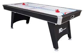 Md Sports 1418432 Tournament Cup 7 Ft Air Hockey Table With Bonus Table Tennis Top Sears Outlet Air Hockey Table Tennis Tops Table Tennis