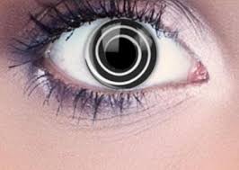 Black And White Swirl Contacts Black Spiral Halloween Eyes Contact Lenses Halloween Eye Makeup Halloween Eye Contacts Eye Contact Lenses