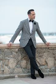 Here are some options for a smart casual dress code for men: Houndstooth Blazer Men S Cocktail Attire He Spoke Style