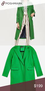Topshop Green Wrap Duster Coat Topshop Duster Coat Clothes Design