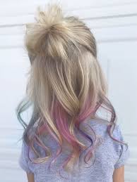 Little Girl Mermaid Hair Haarfarben Strahnchen Madchen Frisuren Meerjungfrau Haarfarbe