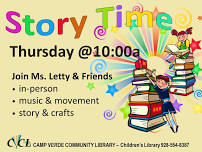 Preschool Story Time with Ms. Letty and Friends