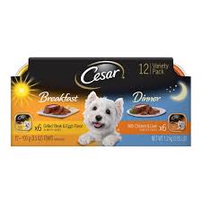 Cesar offers a complete line of wet food products. Cesar Breakfast Dinner Dog Food Dog Canned Food Petsmart