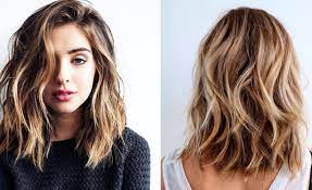 There is something about shoulder length hair with curtain bangs that seems so effortlessly stylish. Shoulder Length Long Haircuts For Girls Novocom Top