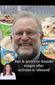 WEX Rewind: Ben & Jerry's co-founder resigns after activism is 'silenced',  READ: http://tiny.cc/9prs001, #BenandJerrys #Resignation #Activism  #Cofounder