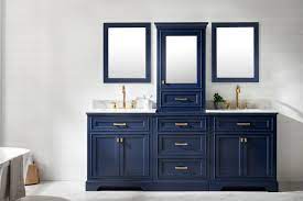 Adding a vanity light to your surface mount or recessed medicine cabinet can create a warmer environment in the bathroom. Breakwater Bay 96 Double Bathroom Vanity Set Wayfair
