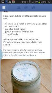 Greek Yogurt Ranch Dressing Yogurt Ranch Dressing Greek Yogurt Ranch Dressing Nutrisystem Recipes