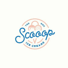 scooop eiscreme logo logo logo scooopeiscremelogo ice cream logo logo design ice logo