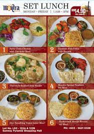 Simply penang @ sunway pyramid. Our New Set Lunch Menu Has Arrived Be Mantra Indian Cuisine Sunway Pyramid Facebook