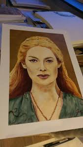 I painted these tall girls yesterday.