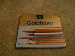 Vintage Goldfaber 4115 Tin With Pencils A W Faber Castell Made In The Irish Republic Faber Castell Colored Pencils Cool Art Supplies Colored Pencils