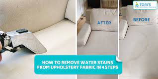 How To Remove Water Stains From Upholstery Fabric In 4 Steps