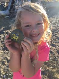 Thank you Patie Gritton, Sarah Smallwood's daughter Morgan, Camano Island  Rocks artist and a multi rock group artist for our families very first rock  finds at Gene's. We went for supplies &