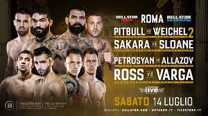 Mattia faraoni sfida un gigante dell'mma! Bellator Roma Mma E Kickboxing Al Centrale Del Foro Italico Con Sakara E Petrosyan Sport Business Management