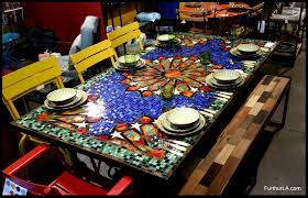 Morrocan Style Mosaic Patio Table Jpg 1600 1027 Tile Tables Dining Table Mosaic