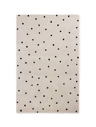 Black And White Polka Dot Rug Runner Kate Spade Random Dot Rug Black On White Polka Dot Rug Rugs Dots