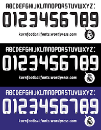Jika ingin di email file corel draw font jersey real madrid 2018silahkan tinggalkan email pada kolom komentar. Real Madrid Jersey Font 2010