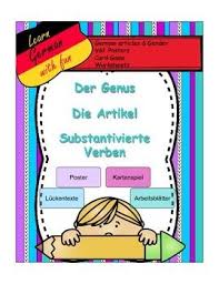 Deutsche Artikel Und Genus German Article Learn German German Resources German