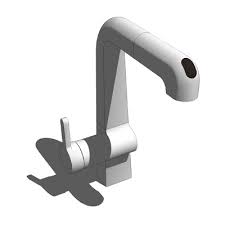 evoke single control kitchen faucet 3d