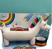 Unicorn Tape Dispenser + 2 Rolls Rainbow Tape! | eBay