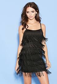 Tiered Fringe Cami Dress Forever 21 2000080860 Womens Black Dress Dresses Cami Dress