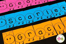 Printable board games help kids learn in a fun and challenging way. Make Custom Printable Name Puzzles For The Whole Year Early Learning Ideas