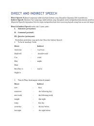 He said ____ the previous day. Contoh Soal Direct And Indirect Speech Pilihan Ganda