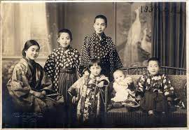 Japanese Family Portrait 1930 Aomori Shirato Shashinkan Shirato Photo Studio Japan Photograph Japan Japanese Photography