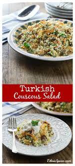 Cous Cous Salad With Dates Nuts And Apricots Recipe Couscous Salad Couscous Turkish Recipes