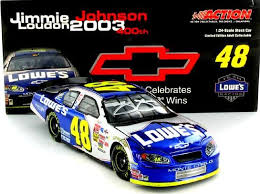 2007 chevrolet monte carlo winston cup nascar race car. Jimmie Johnson 48 Lowe S Chevy 400 Win 2003 Monte Carlo Nascar Diecast Chevy Johnson