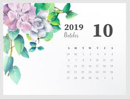 October 2019 Calendar Wallpaper 2019 Calendar October Calendar Calendar Wallpaper