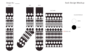 Custom Design Sock Template Free Download Custom Socks Design Custom Socks Designer Socks