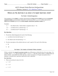 Here is the access download page of student exploration disease spread gizmo answer key pdf, click this link to download or read online : Ale 5 Ground State Electron Configurations