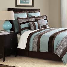 Pin By Erin Bailey Drake On Bedding For The Boys Blue Brown Bedrooms Comfortable Bedroom Brown Bedroom Decor