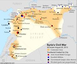 Den ausgang versuchen viele mächte zu beeinflussen, darunter die türkei, der iran, russland und die kurden. Syrien Krieg Map