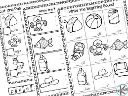 Identifying beginning sounds sound the name of each picture, figure out its beginning sound, choose which letter denotes this sound, and write it in the space provided. Free Beginning Initial Sound Worksheets