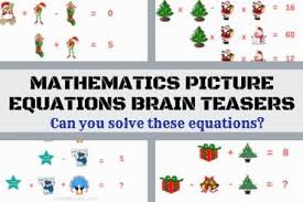Check spelling or type a new query. Mathematics Picture Equations Brain Teasers With Answers