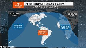 At the time of the greatest eclipse, 97% of the moon will be in earth's shadow, which is about as close to a total eclipse as it's possible to be without actually being one. Where And When You Ll Be Able To See The July 4 Lunar Eclipse In The Us Wusa9 Com