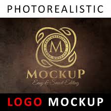 Download Logo Mockup Old Golden Textured Logo Psd Template Free Mockup Logo Yellowimages Mockups