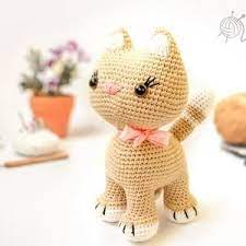 Crochet Cat Stuffed Animal Baby Toys Crochet Cat Plush Toy Cat Plush Crochet Baby Toys Amigurumi Crochet Cat Toy In 2021 Crochet Baby Toys Hello Kitty Crochet Crochet Cat