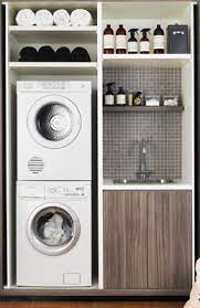 It should not be confused with a stackable combination of a separate washing machine and a separate clothes dryer. Standard Laundry Spaces And Clearances Build