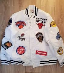 100 Authentic Supreme X Nike Nba Teams Warm Up Jacket Xl Nba Jacket Jackets Sport Casual